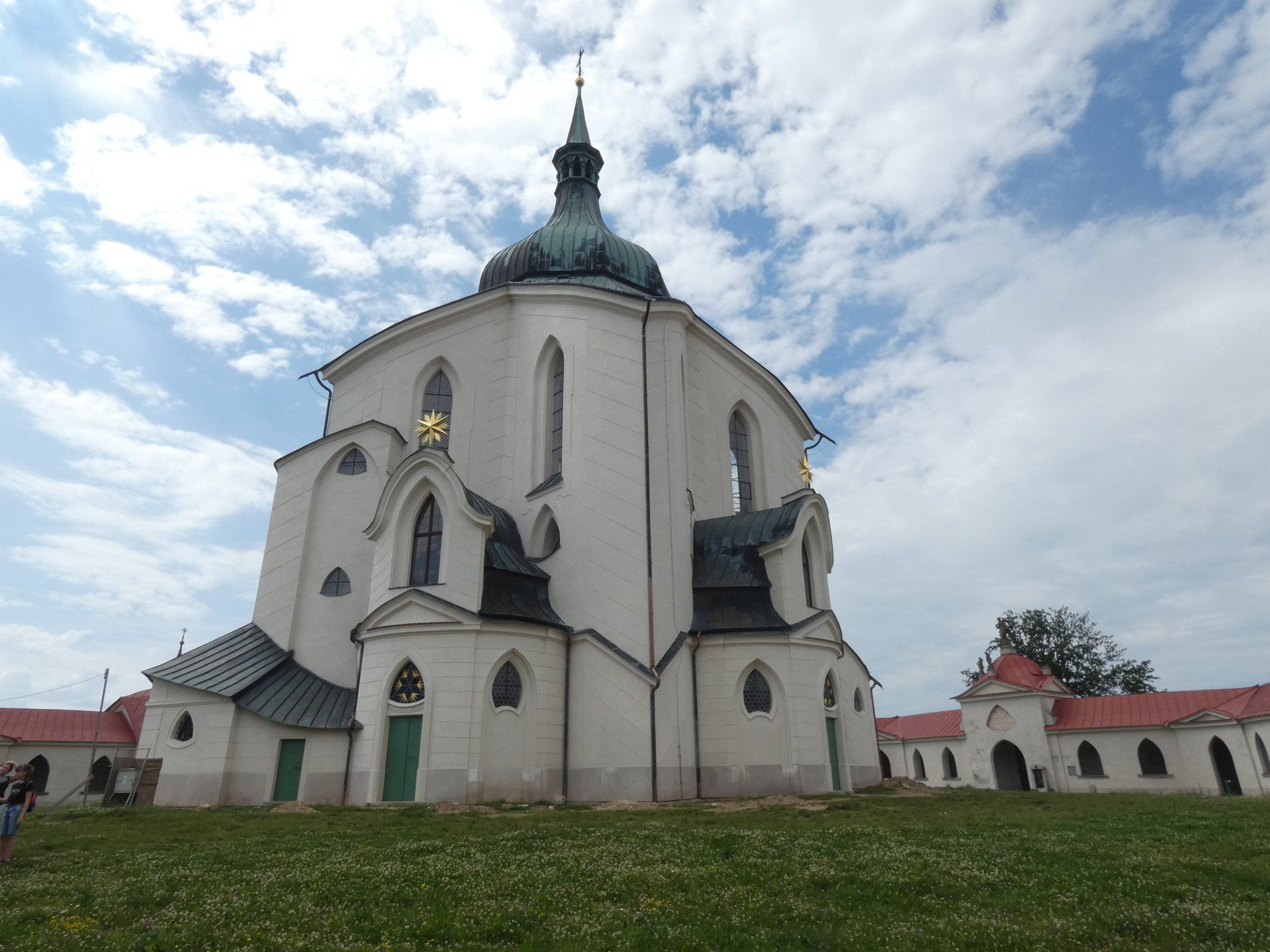 Dnešní pohled – Poutní kostel svatého Jana Nepomuckého na Zelené hoře