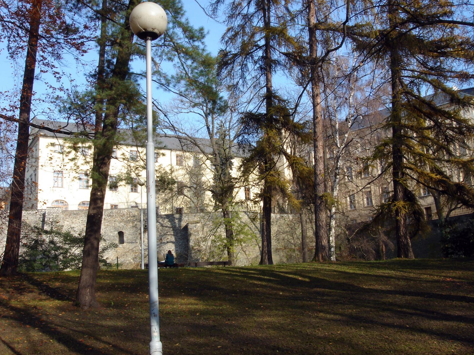 Dnešní pohled – Bezručovy sady