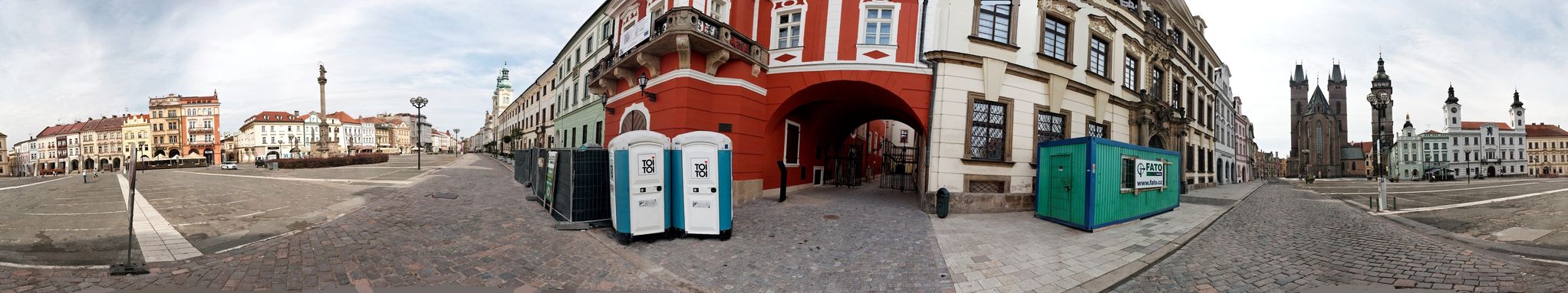 Dnešní pohled – Biskupská rezidence v Hradci Králové