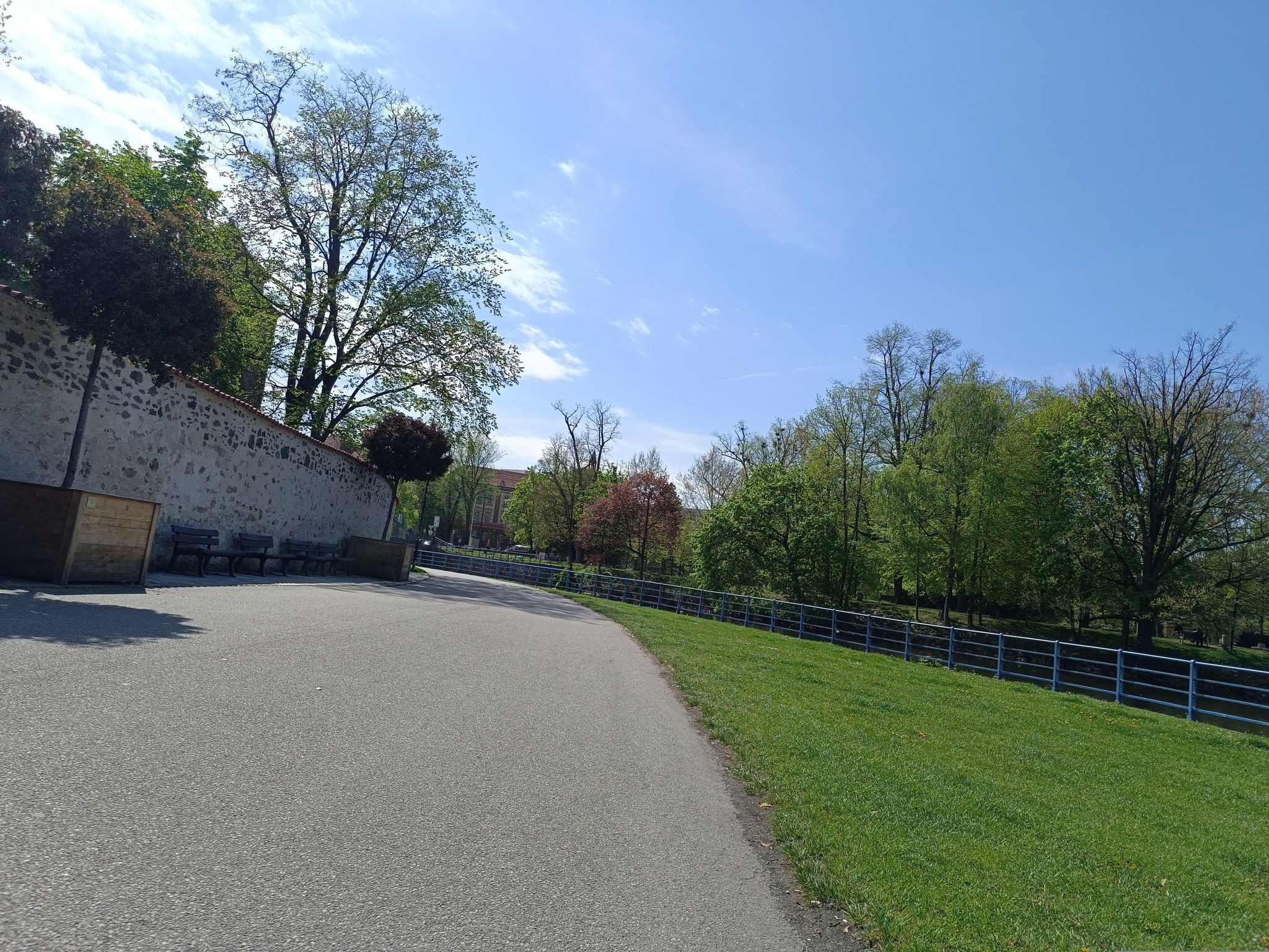 Dnešní pohled – Biskupská zahrada