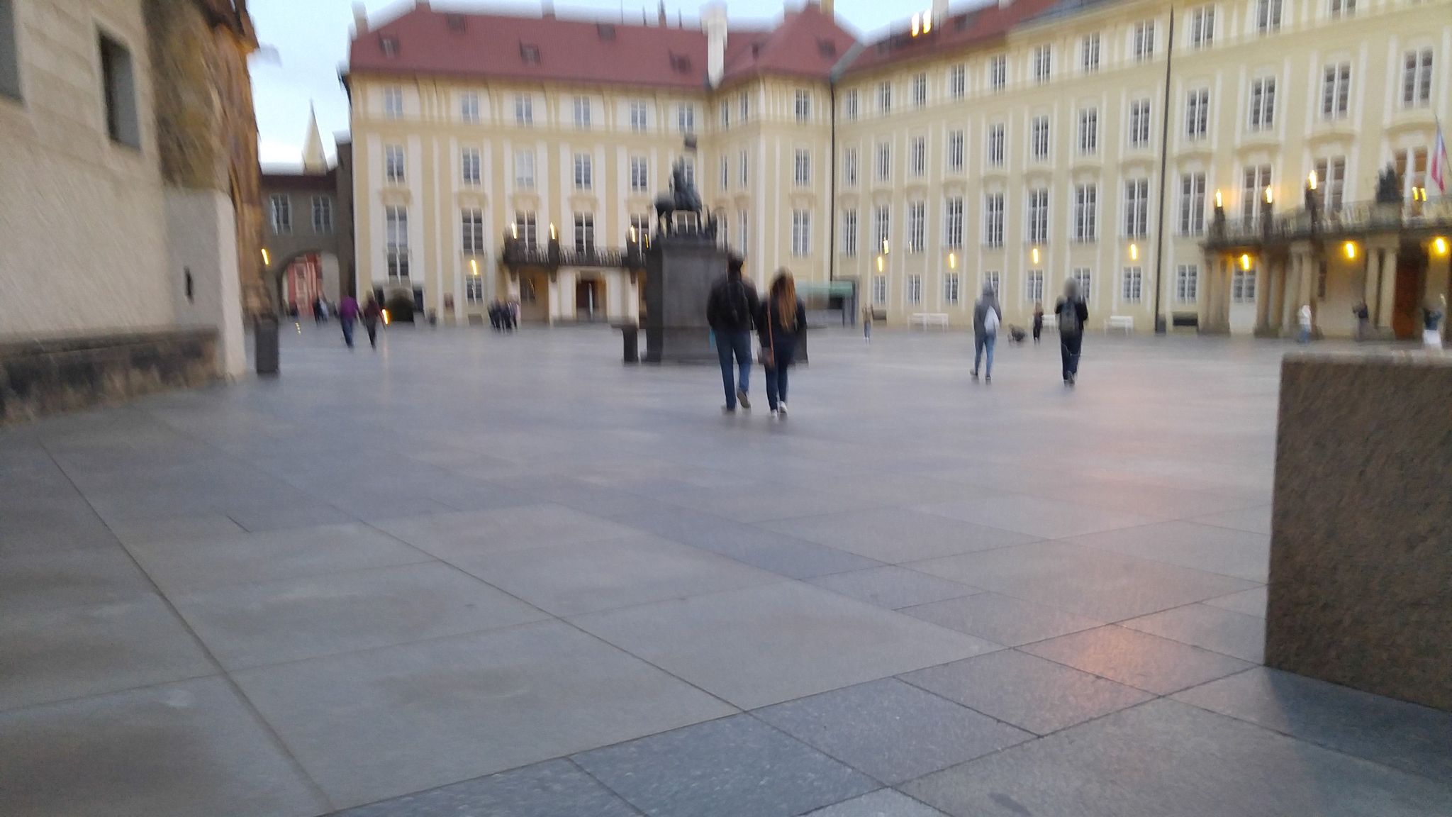 Dnešní pohled – Pražský hrad