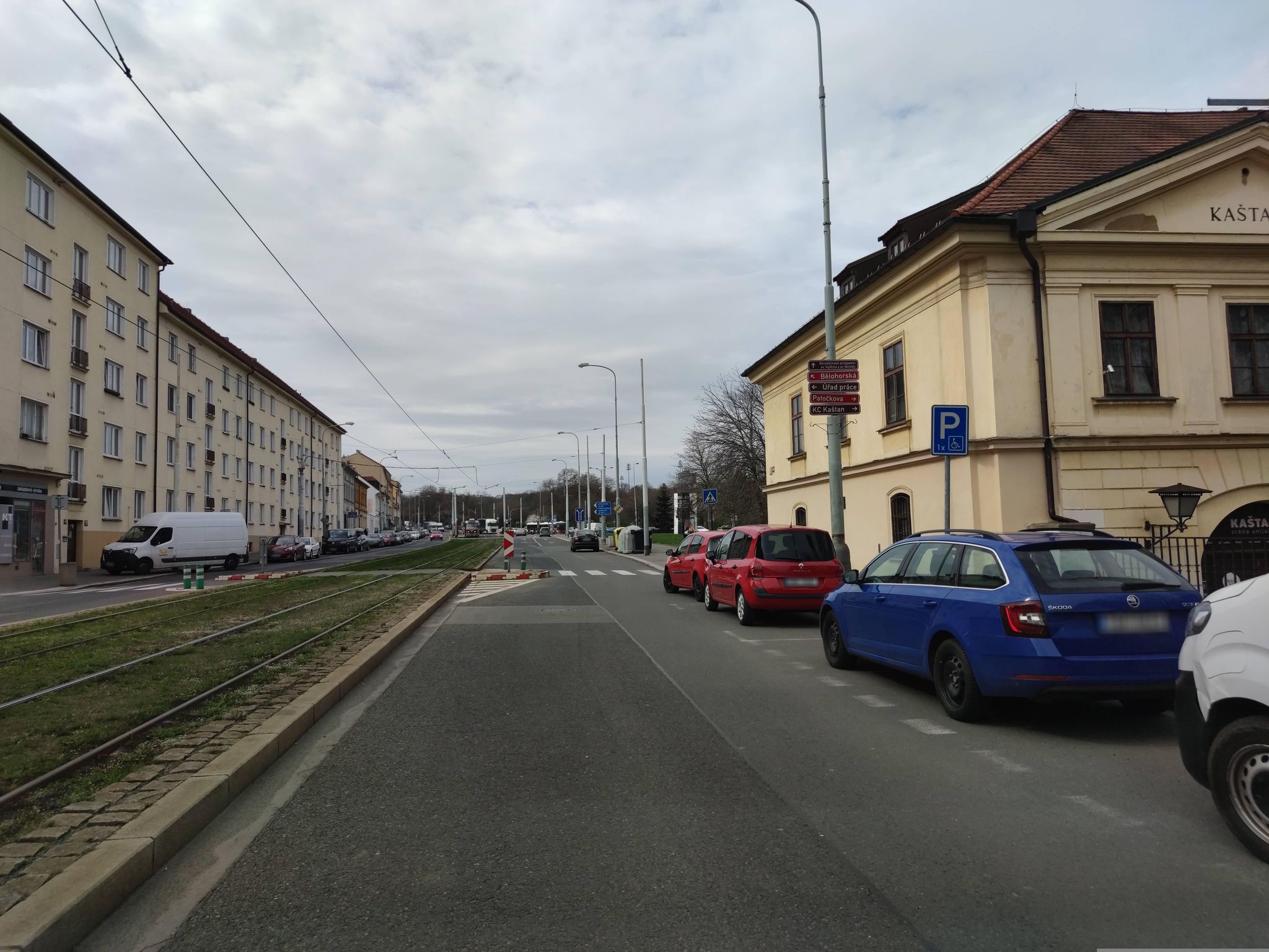 Dnešní pohled – Hostinec U Kaštanu