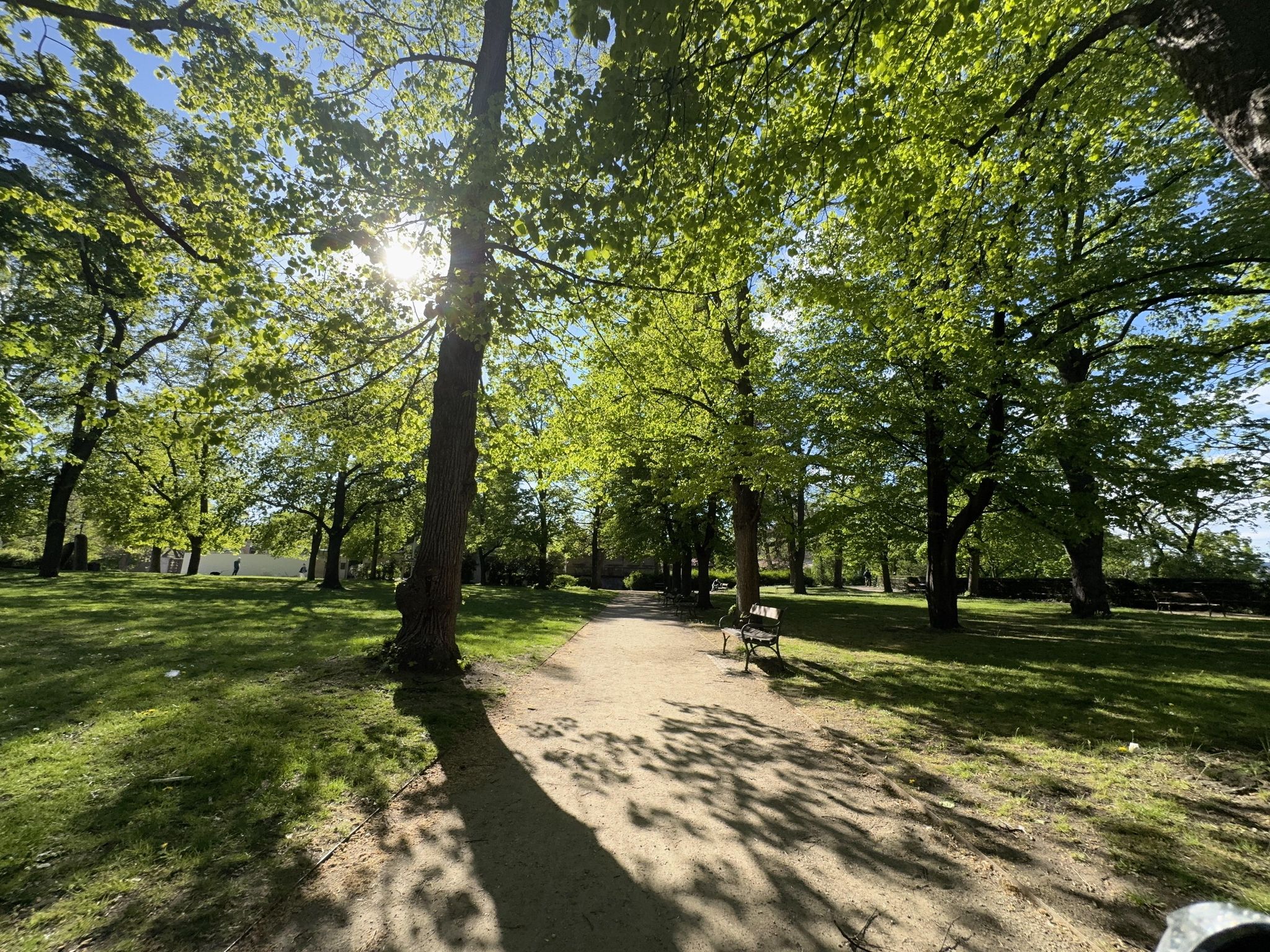 Dnešní pohled – Karlachovy sady