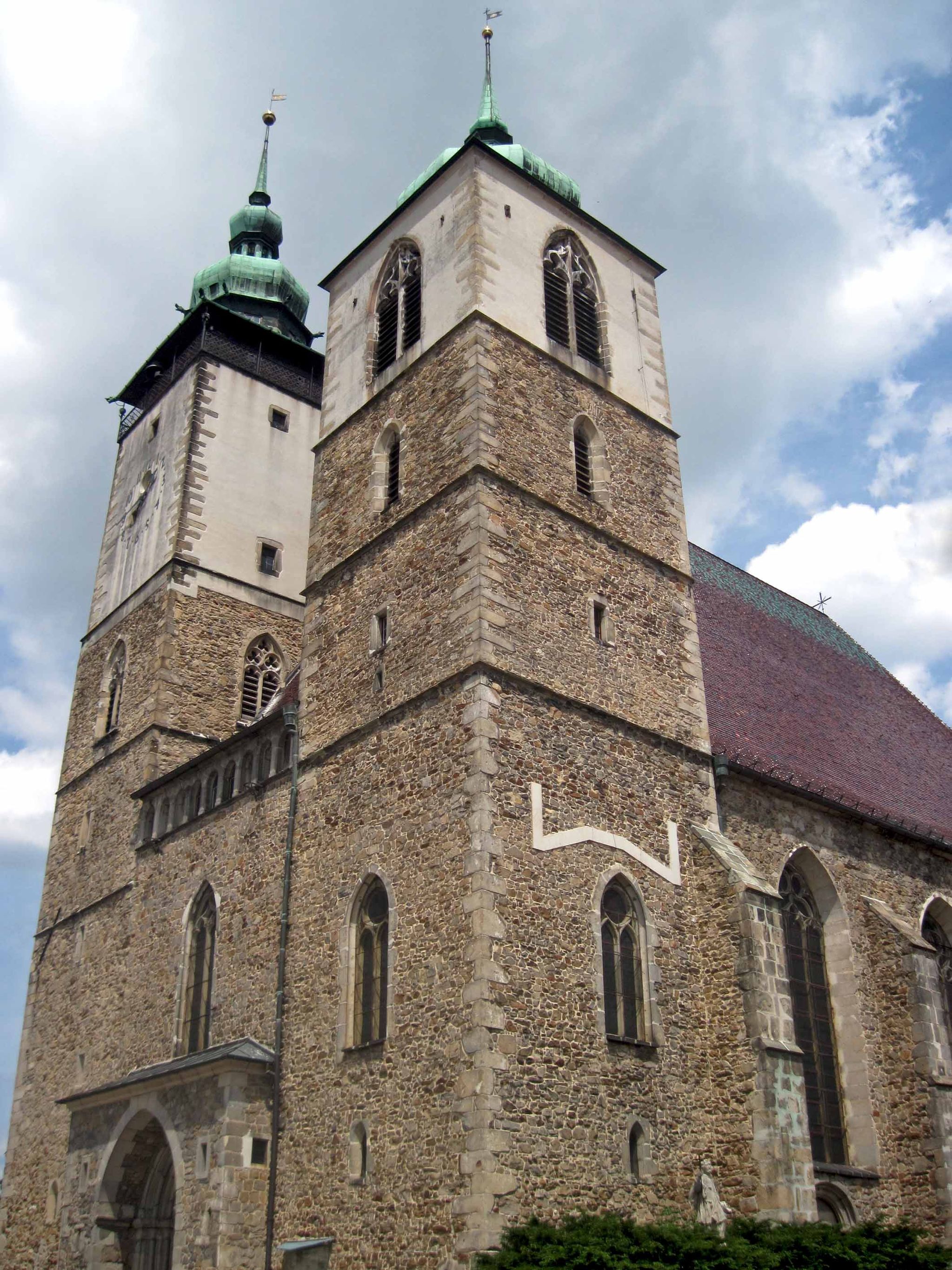 Dnešní pohled – Kostel svatého Jakuba Většího v Jihlavě