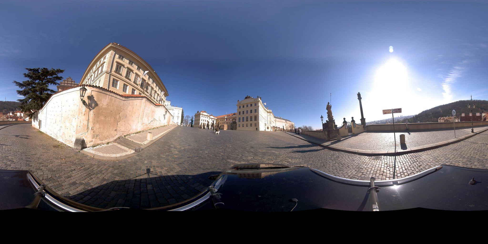 Dnešní pohled – Salmovský palác