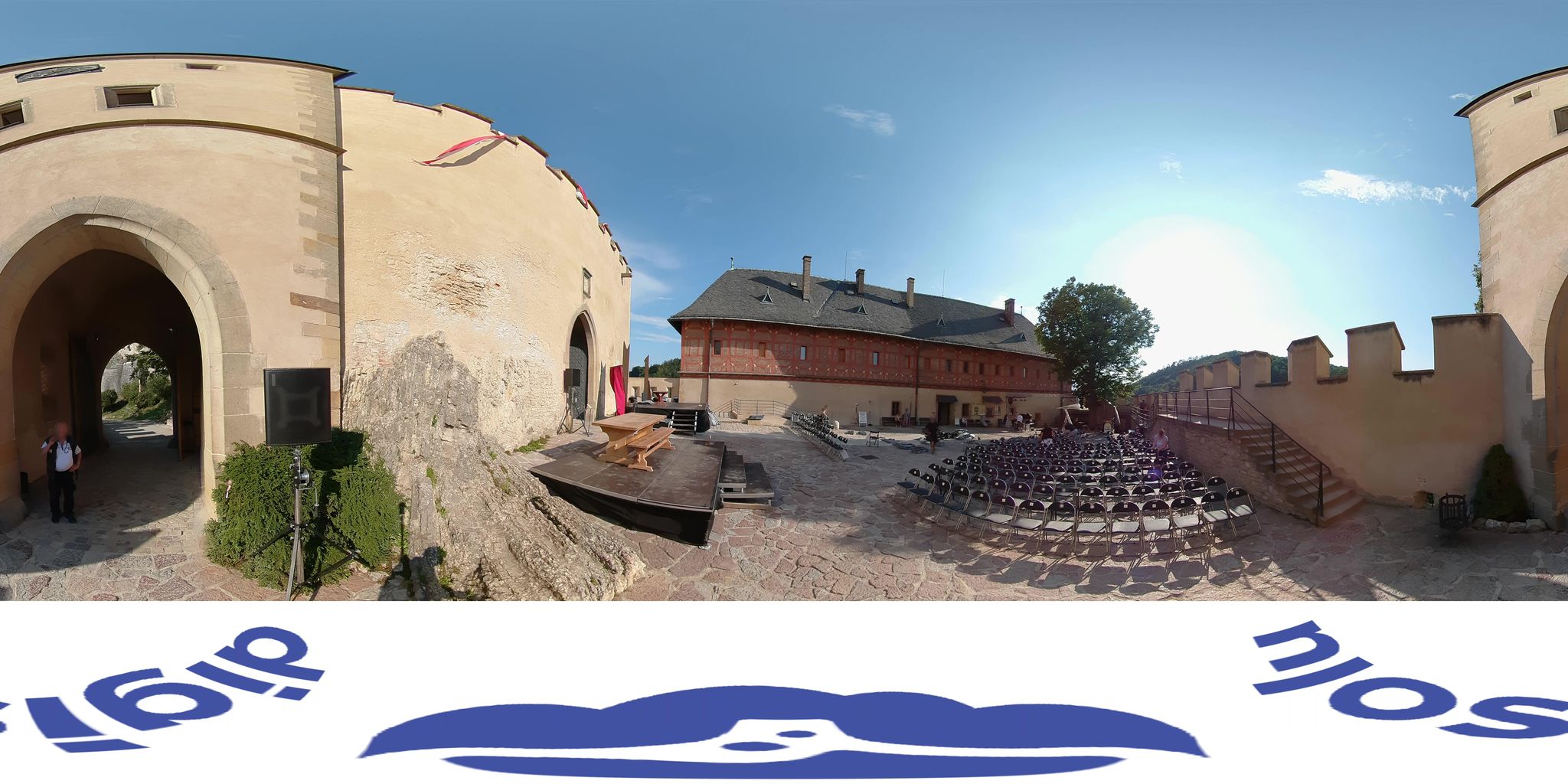 Dnešní pohled – kaple svaté Kateřiny (Karlštejn)