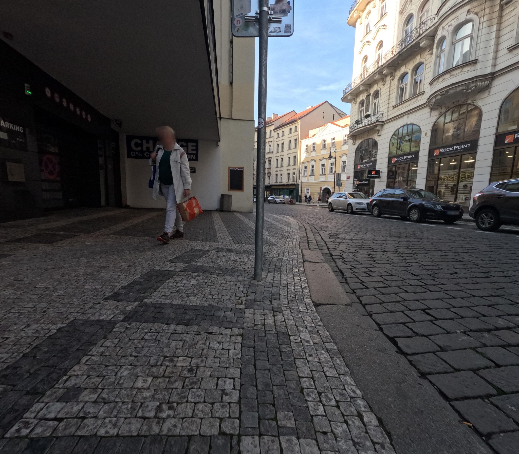 Dnešní pohled – Brána svatého Martina