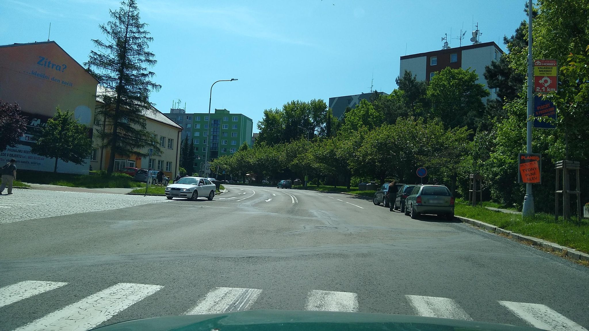 Dnešní pohled – Horní Předměstí (Valašské Meziříčí)