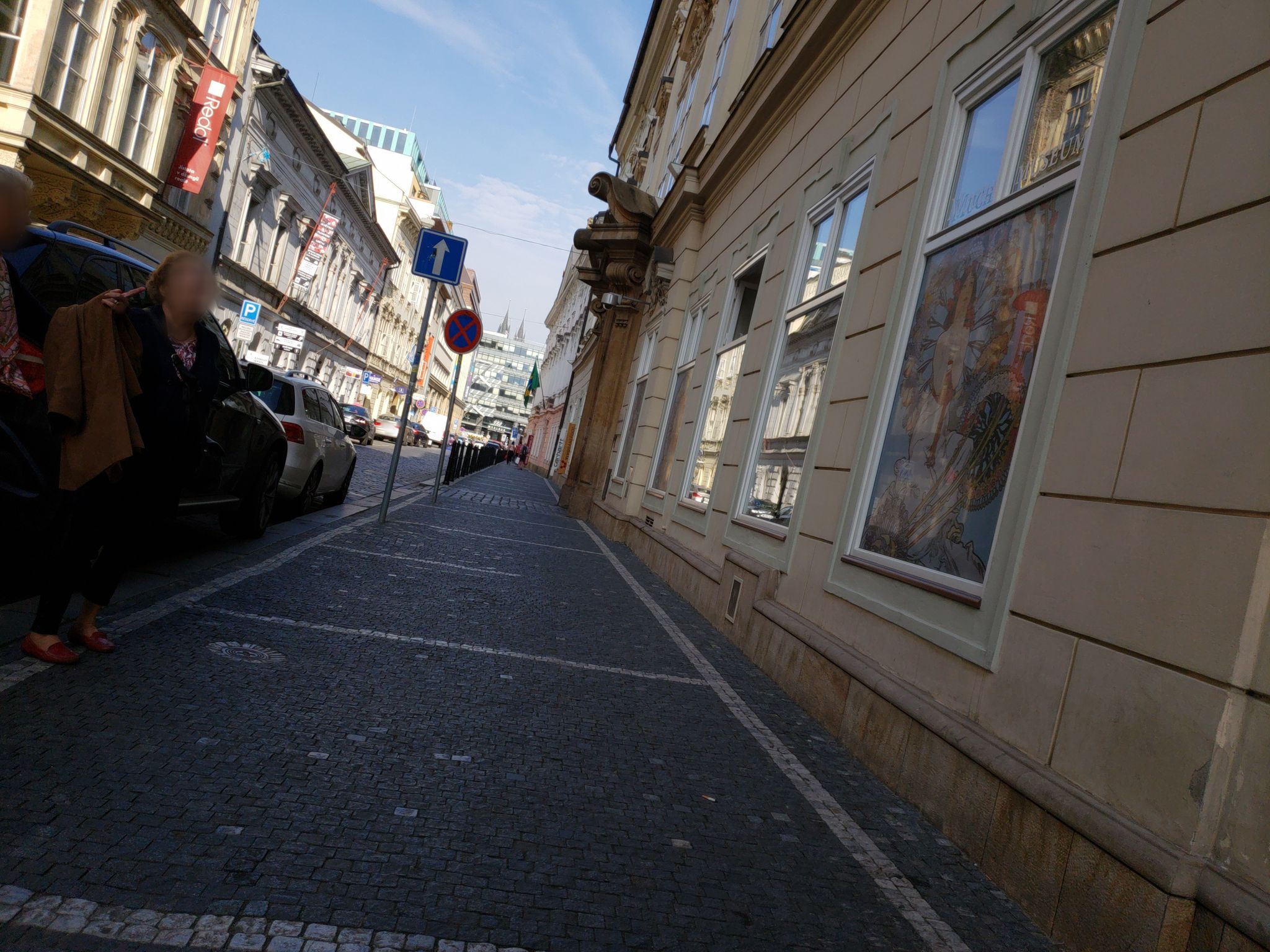 Dnešní pohled – Kounický palác v Panské