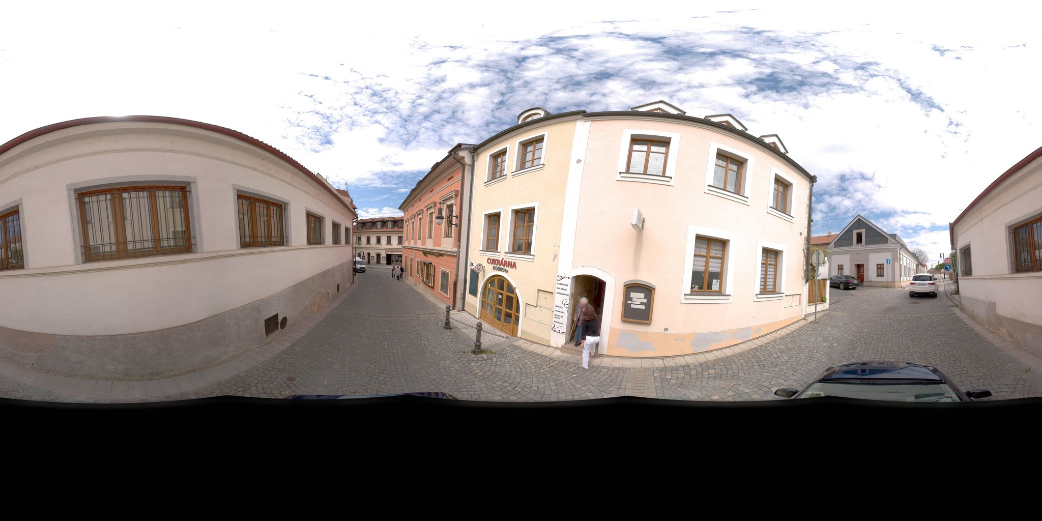 Dnešní pohled – Žatecká brána (Louny)