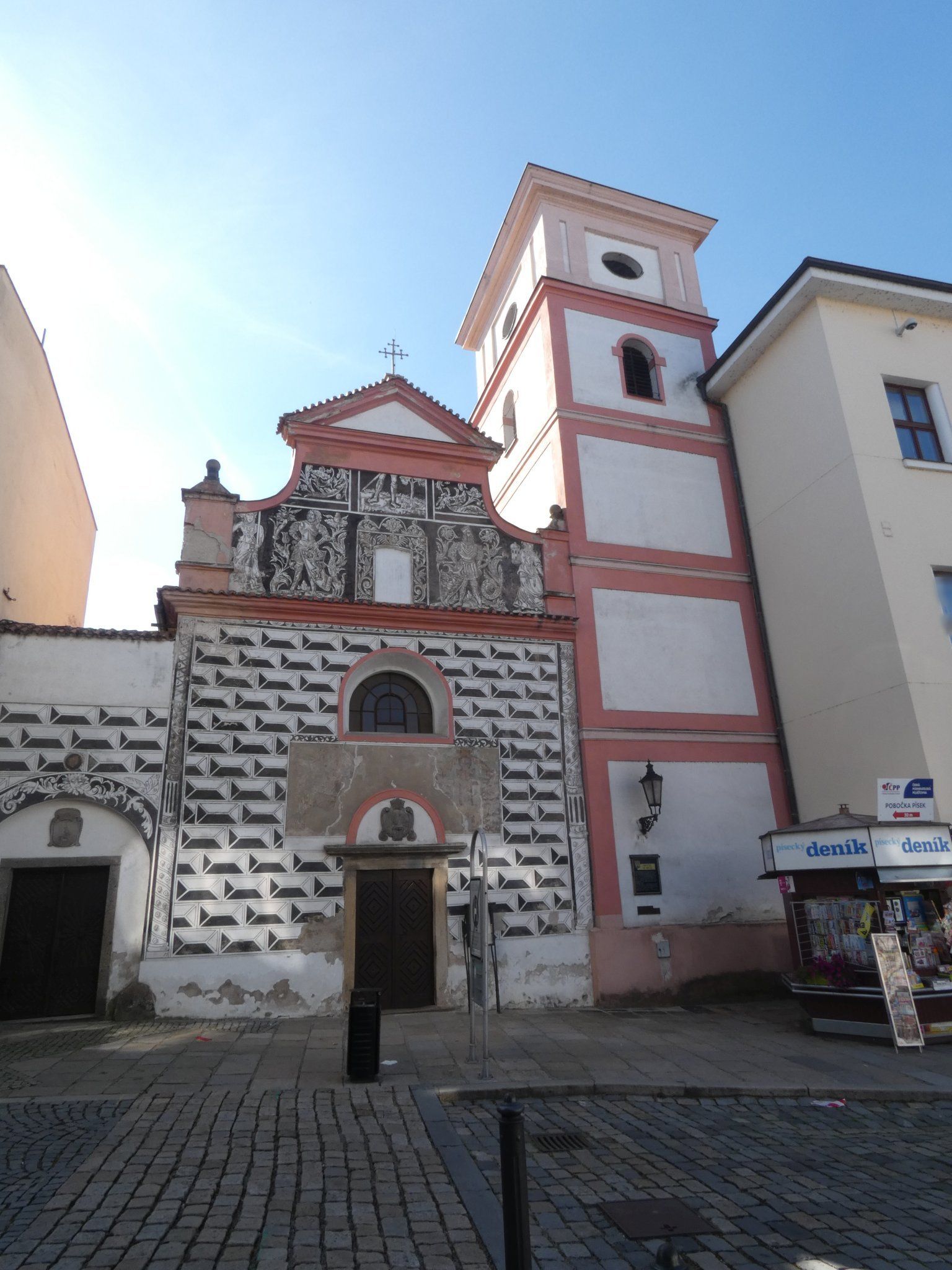 Dnešní pohled – Kostel Povýšení svatého Kříže (Vnitřní Město)