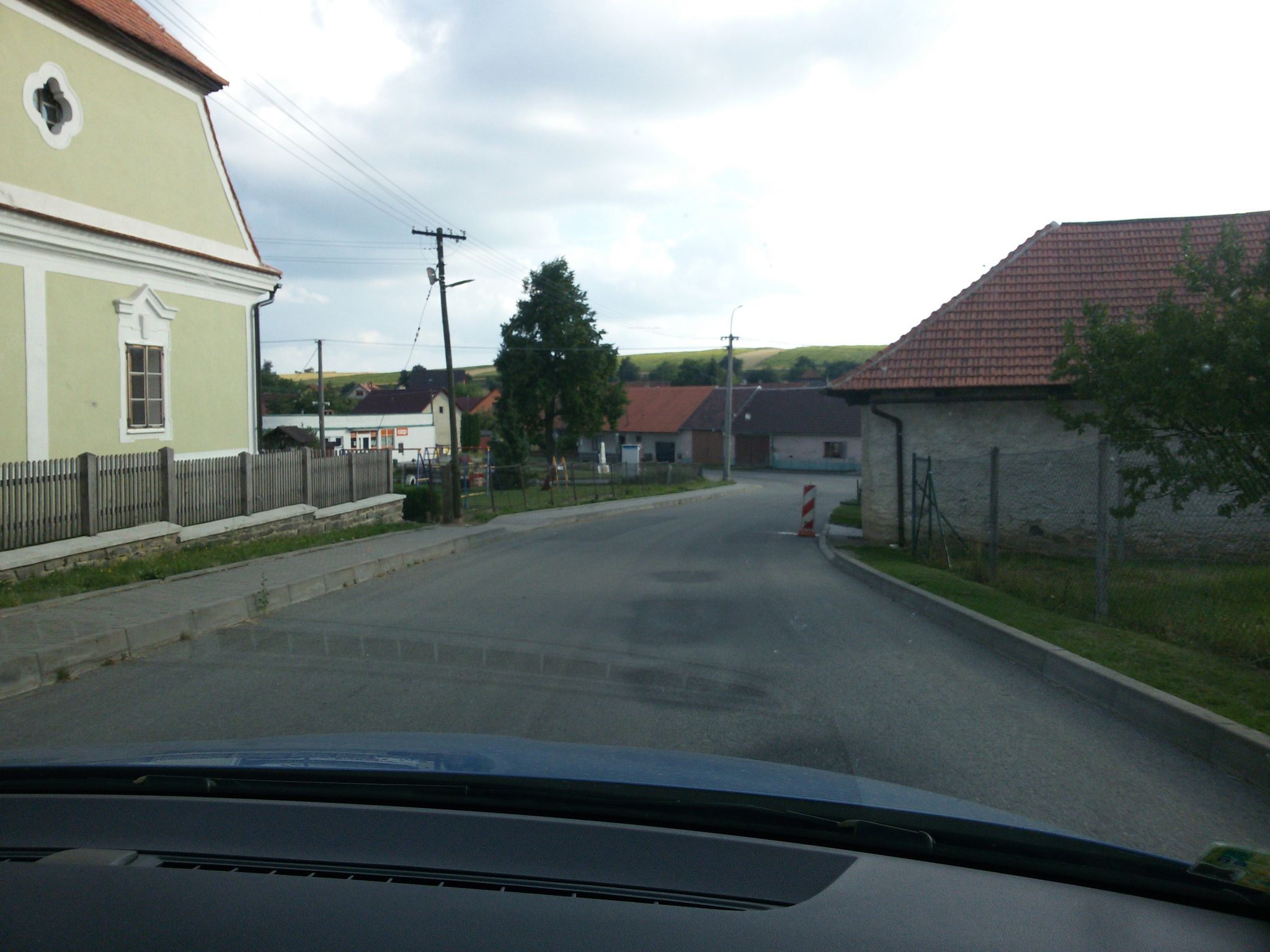 Dnešní pohled – kostel Narození svatého Jana Křtitele (Černovice)