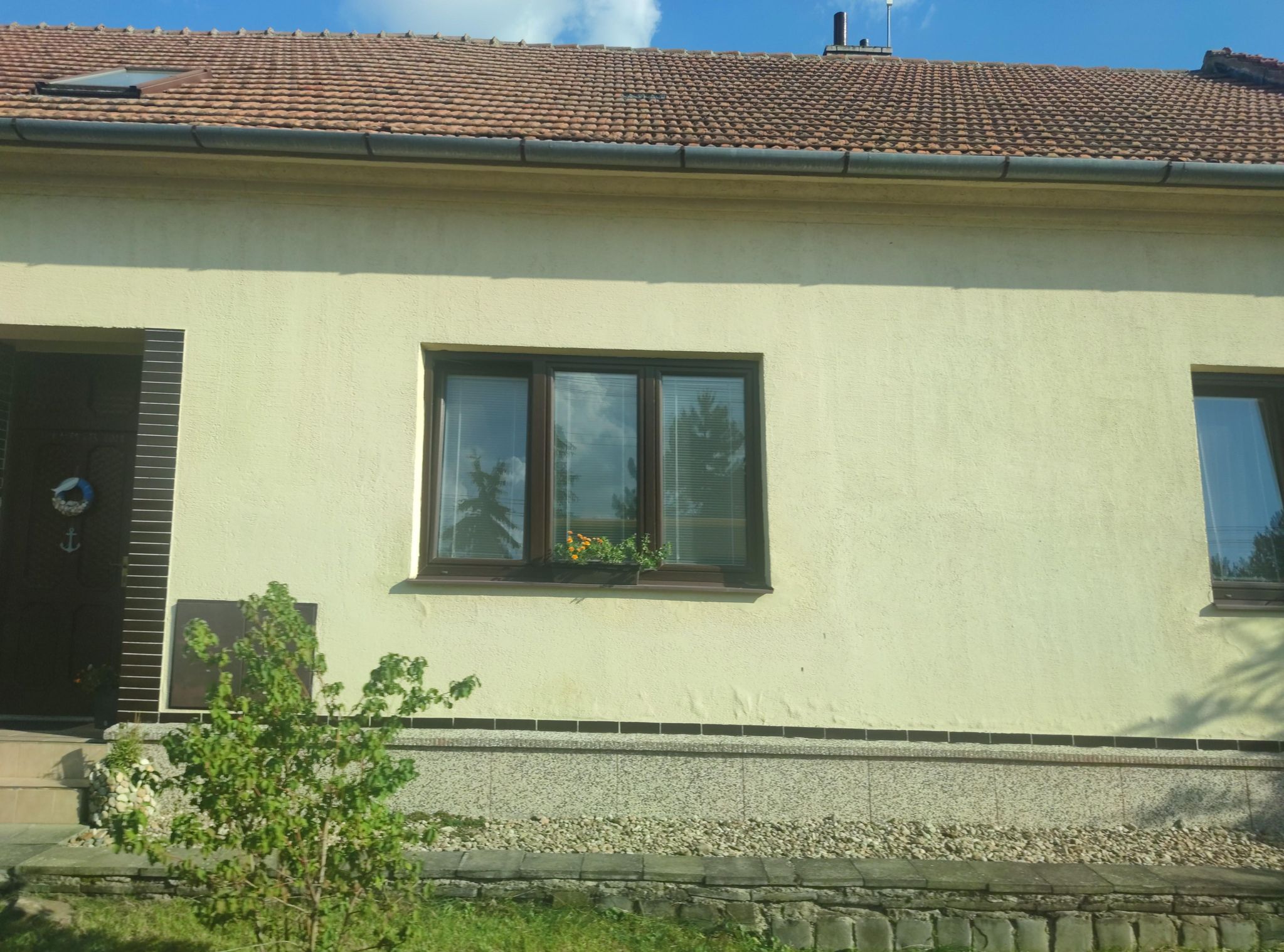 Dnešní pohled – kostel svaté Barbory (Velešovice)