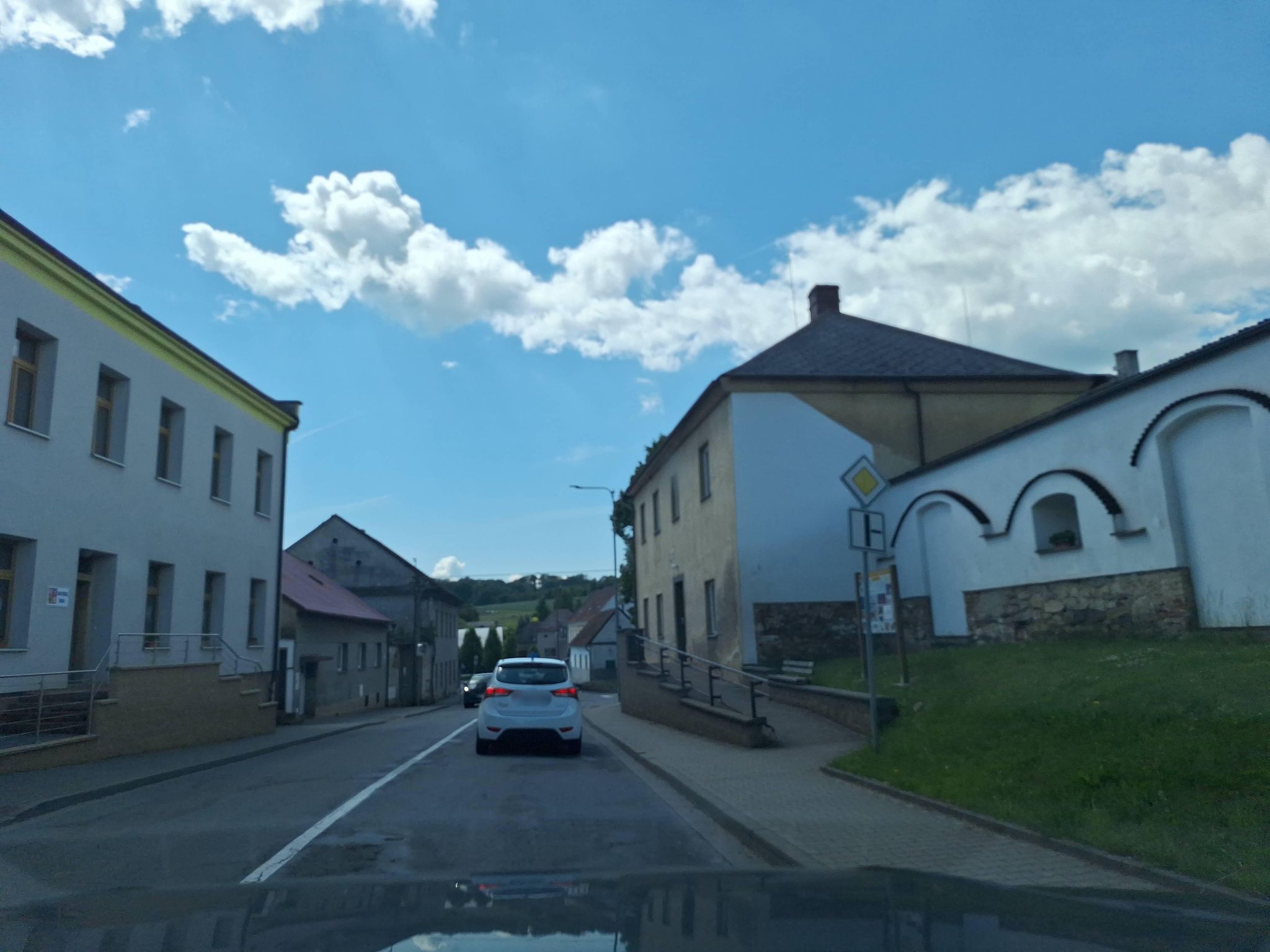 Dnešní pohled – kostel svatého Jakuba Staršího (Městečko Trnávka)