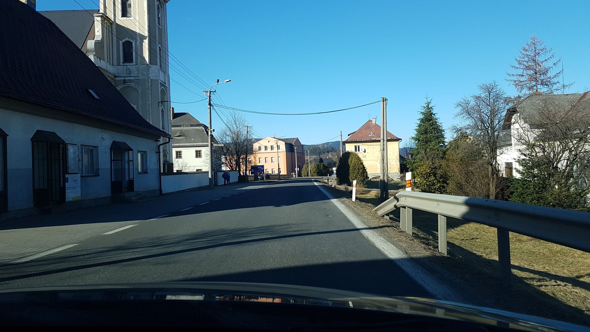 Dnešní pohled – kostel svatého Tomáše (Domašov)