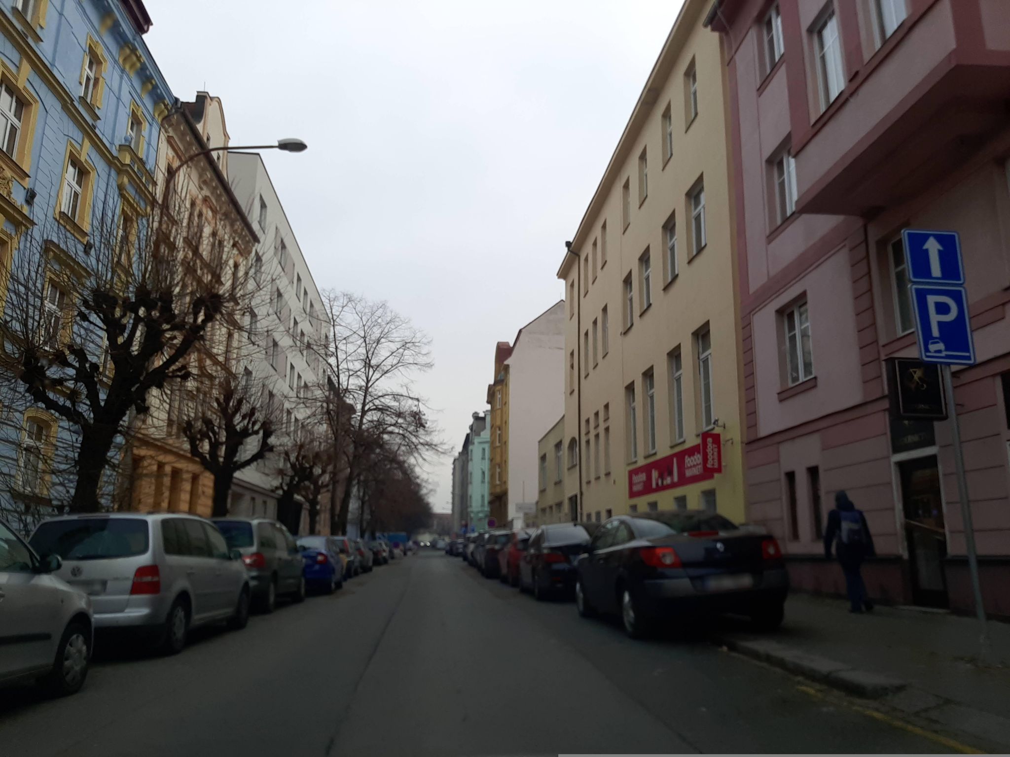 Dnešní pohled – Mánesova (Jižní Předměstí)