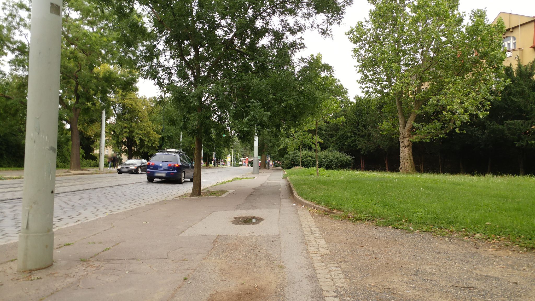 Dnešní pohled – Na baště sv. Ludmily