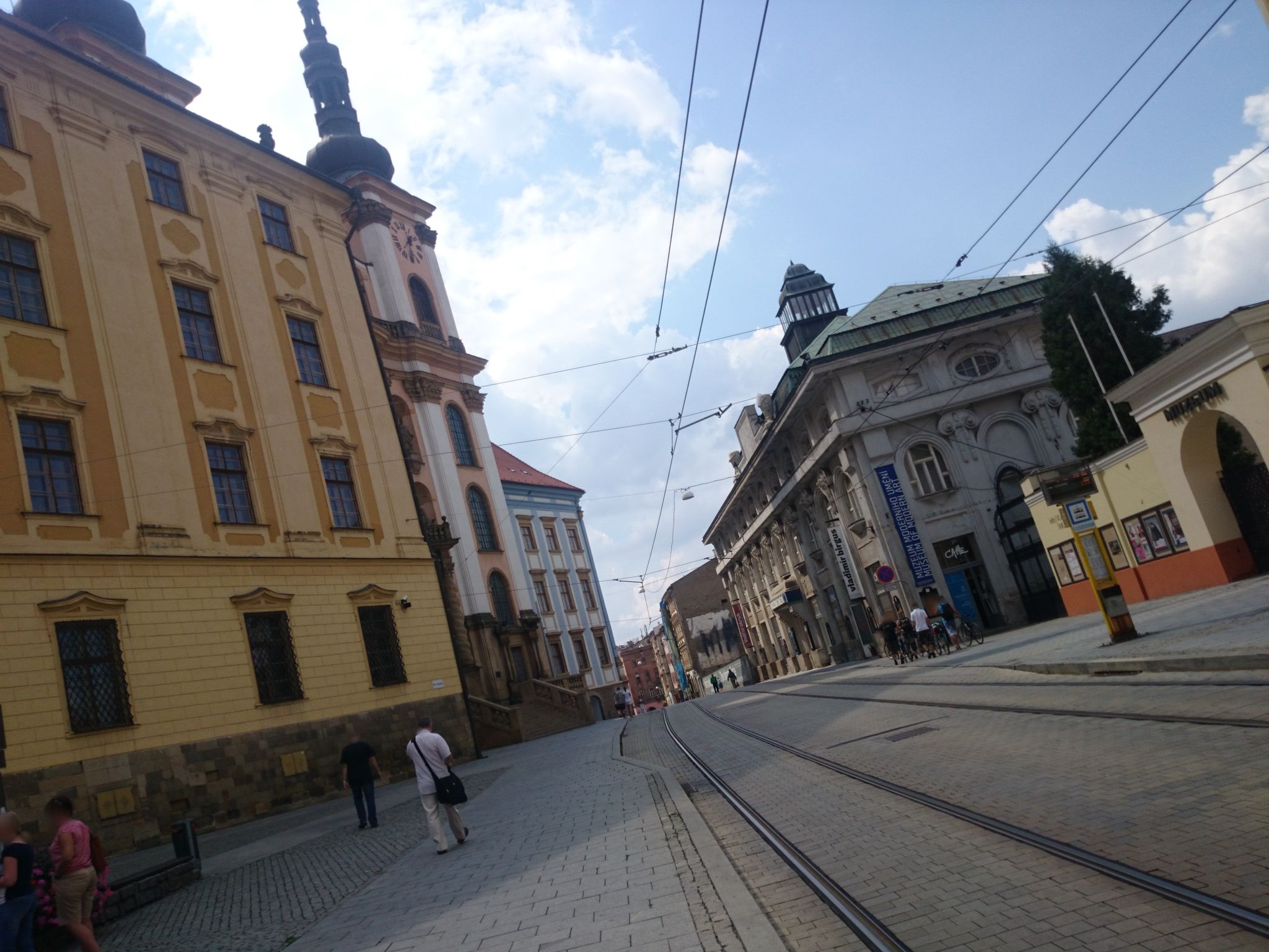 Dnešní pohled – klášter klarisek v Olomouci
