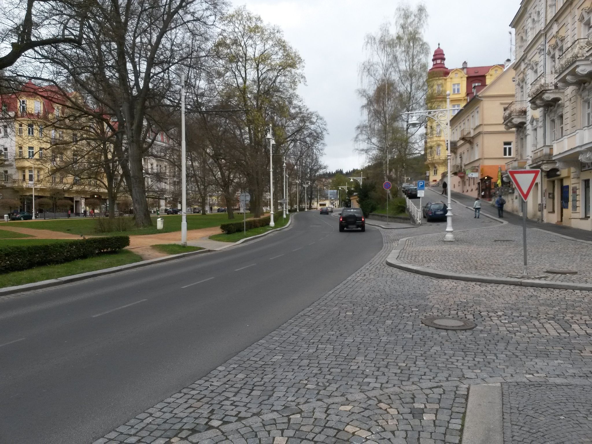 Dnešní pohled – Park Střed