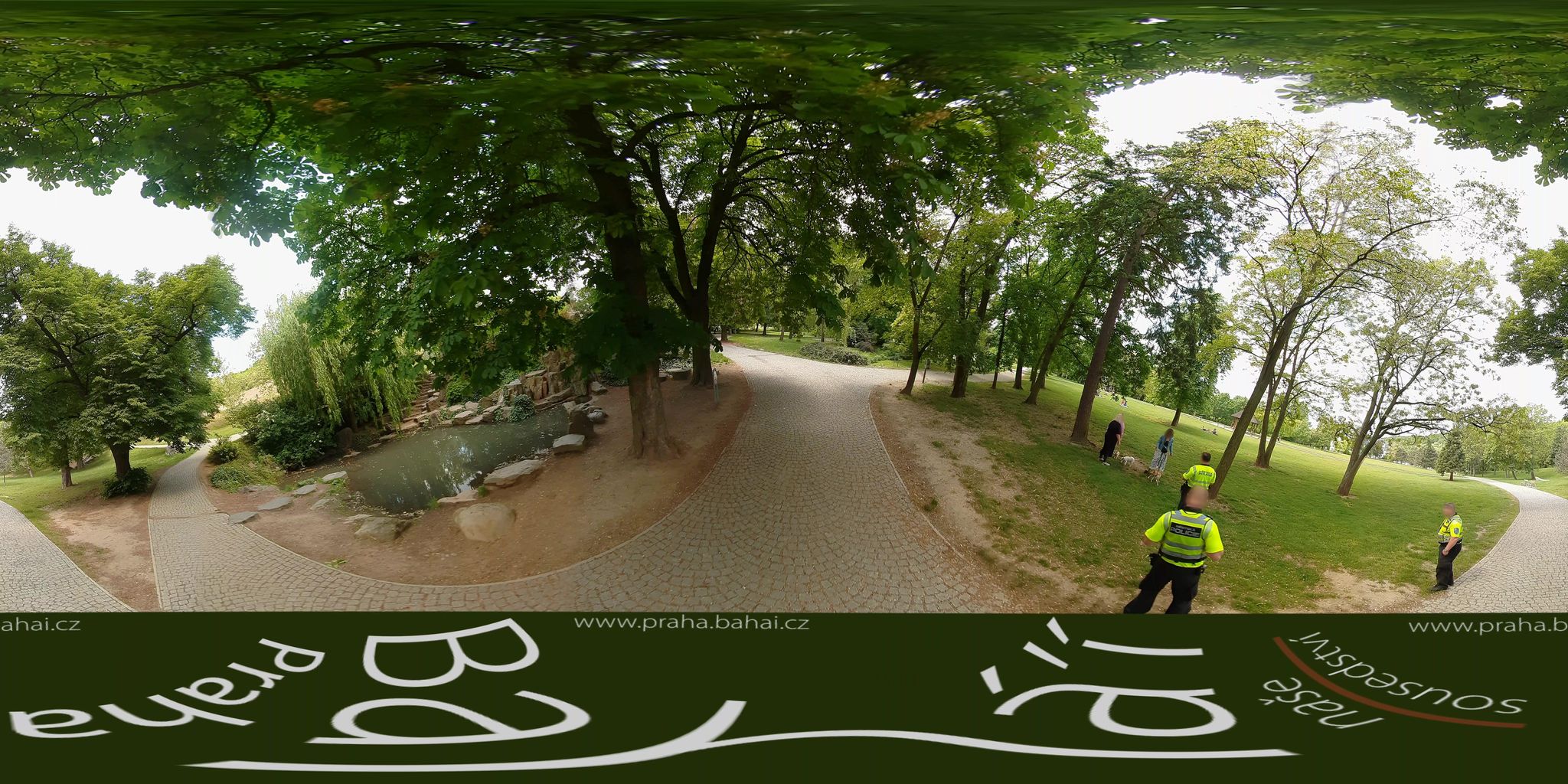 Dnešní pohled – park Podviní