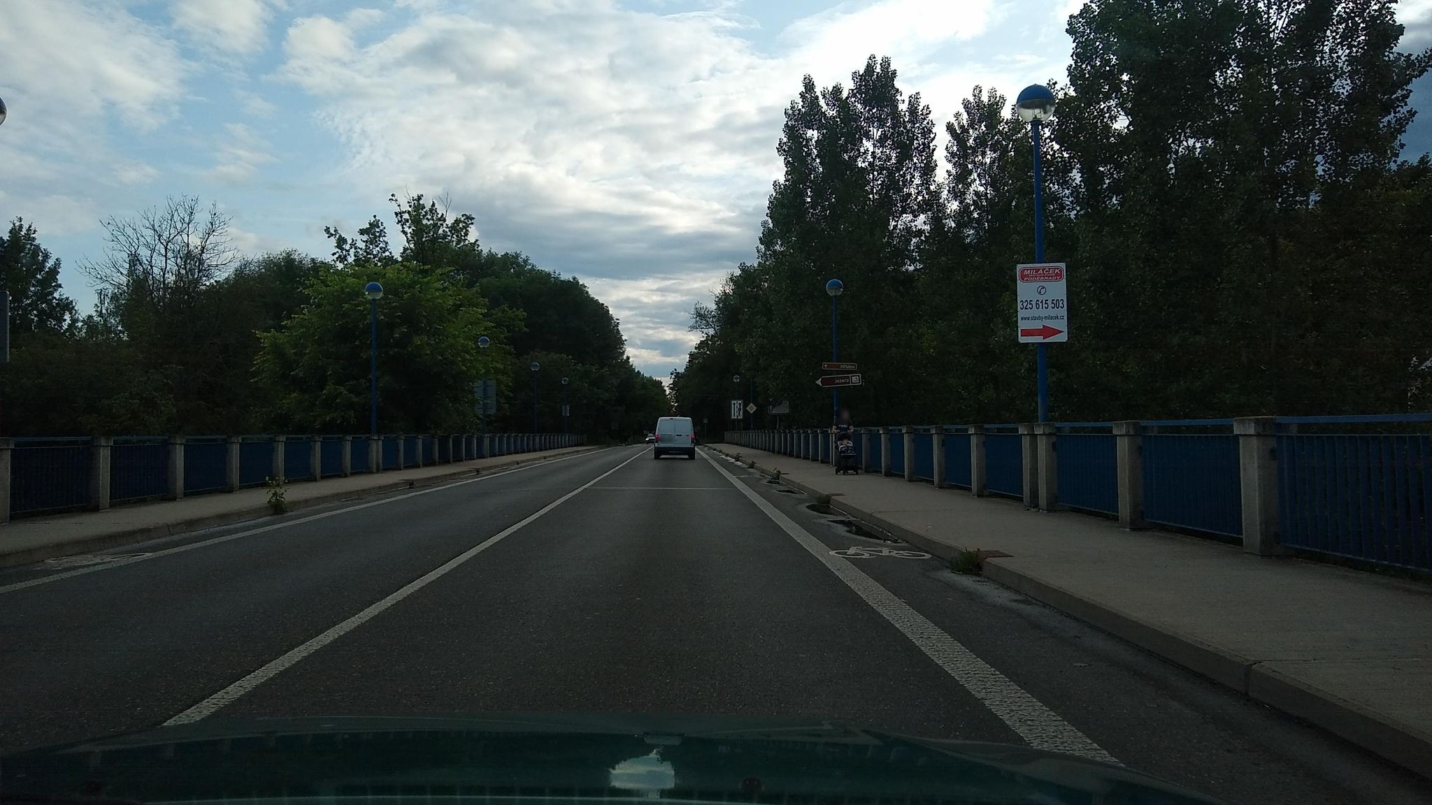 Dnešní pohled – inundační most v Poděbradech