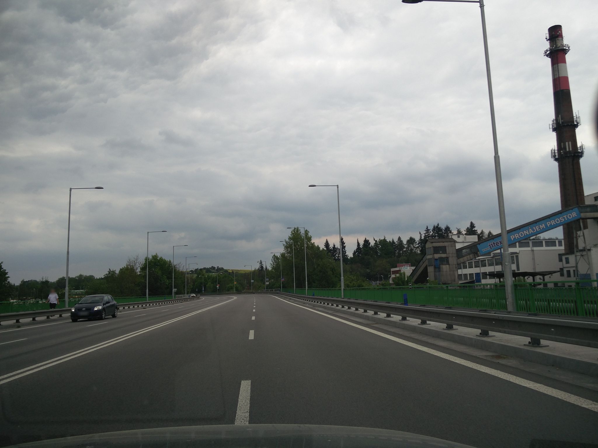 Dnešní pohled – most Fráni Šrámka