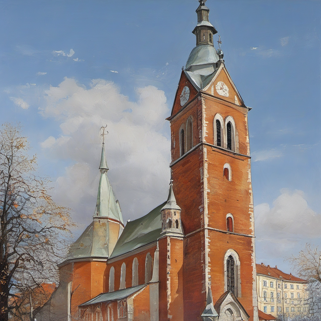 Historická podoba – Červený kostel v Teplicích