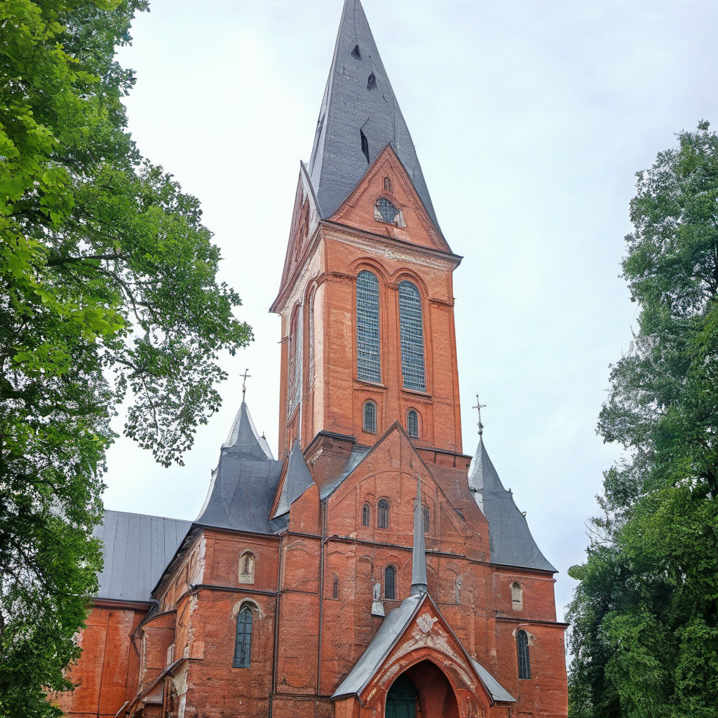 Historická podoba – Červený kostel ve Varnsdorfu