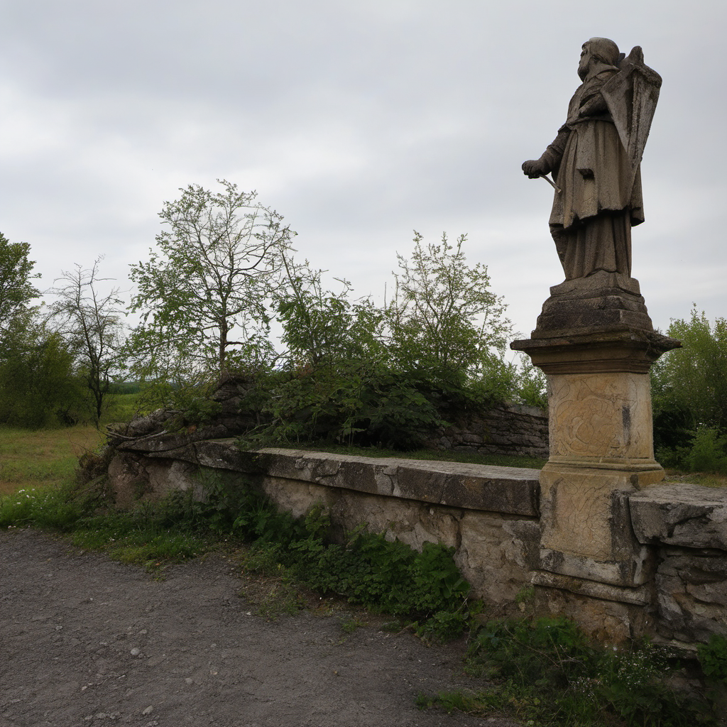 Historická podoba – barokní kamenný mostek ve Zlivi