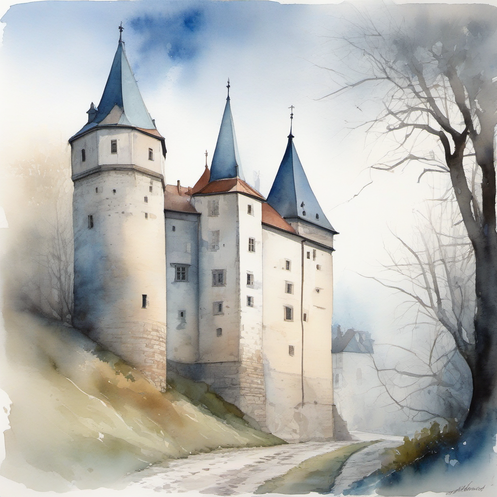 Brněnská 1 – akvarel