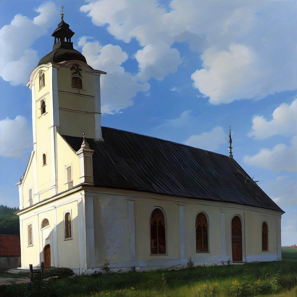 Historická podoba – Evangelický kostel (Bludovice)