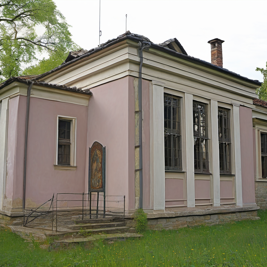 Historická podoba – evangelický kostel v Blažkově