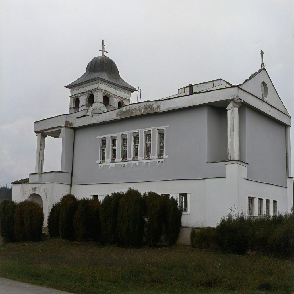 Historická podoba – evangelický kostel v Hrabové
