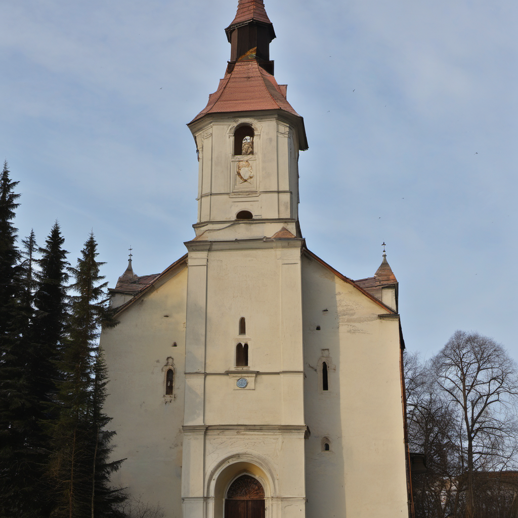 Historická podoba – evangelický kostel v Opatově