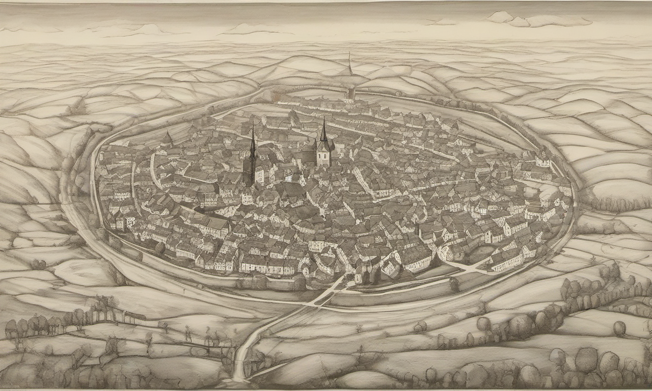 Historické centrum města Telč – aerial