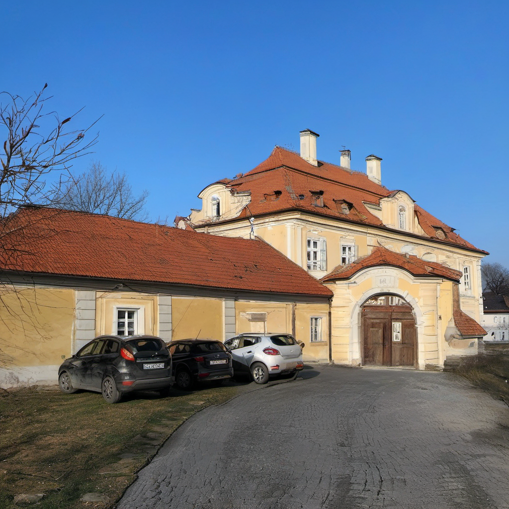 Historická podoba – Horní zámek Panenské Břežany