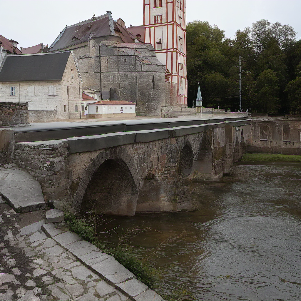 Historická podoba – Jez Hučák