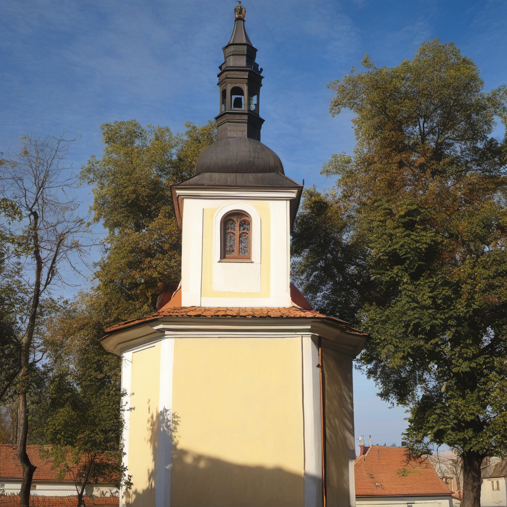 Historická podoba – kaple Panny Marie (Dobrovíz)