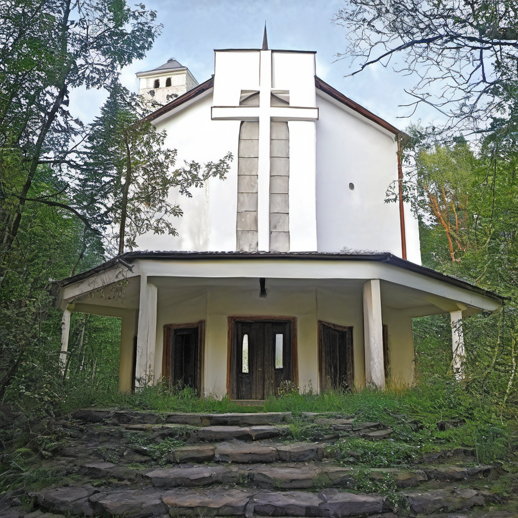 Historická podoba – kaple Panny Marie Pomocnice (Těšany)