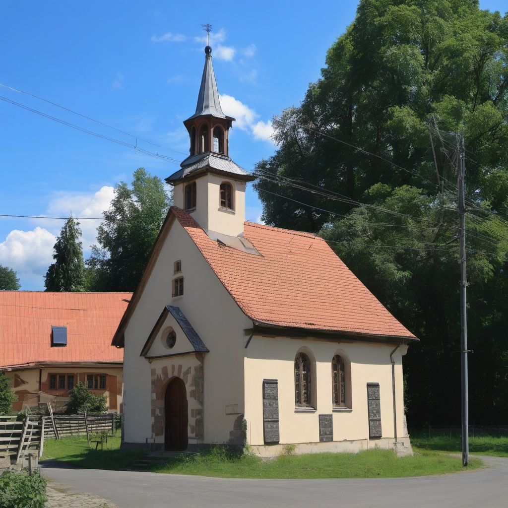Historická podoba – kaple svaté Alžběty Durynské v Dolních Křečanech