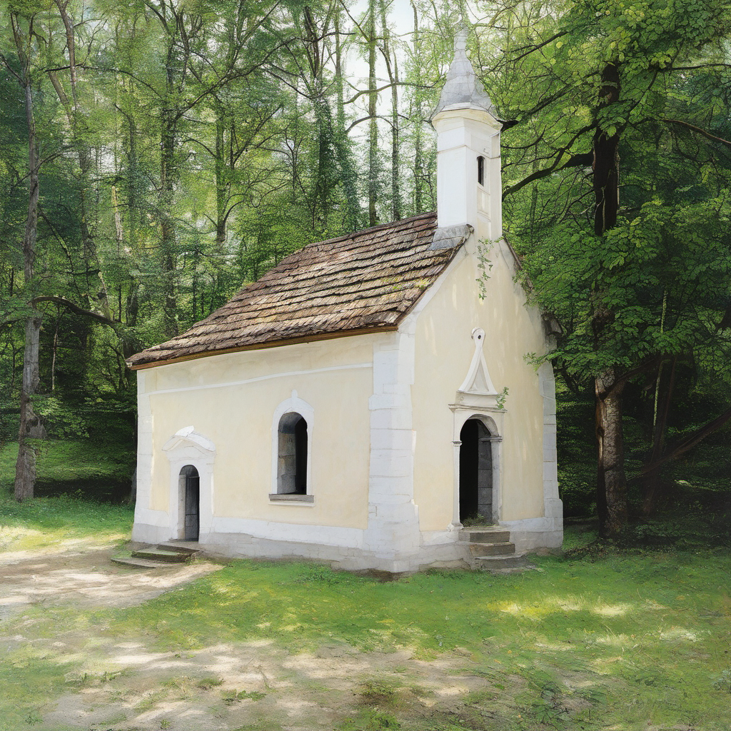 Historická podoba – Kaple svaté Rozálie (Chlumec)