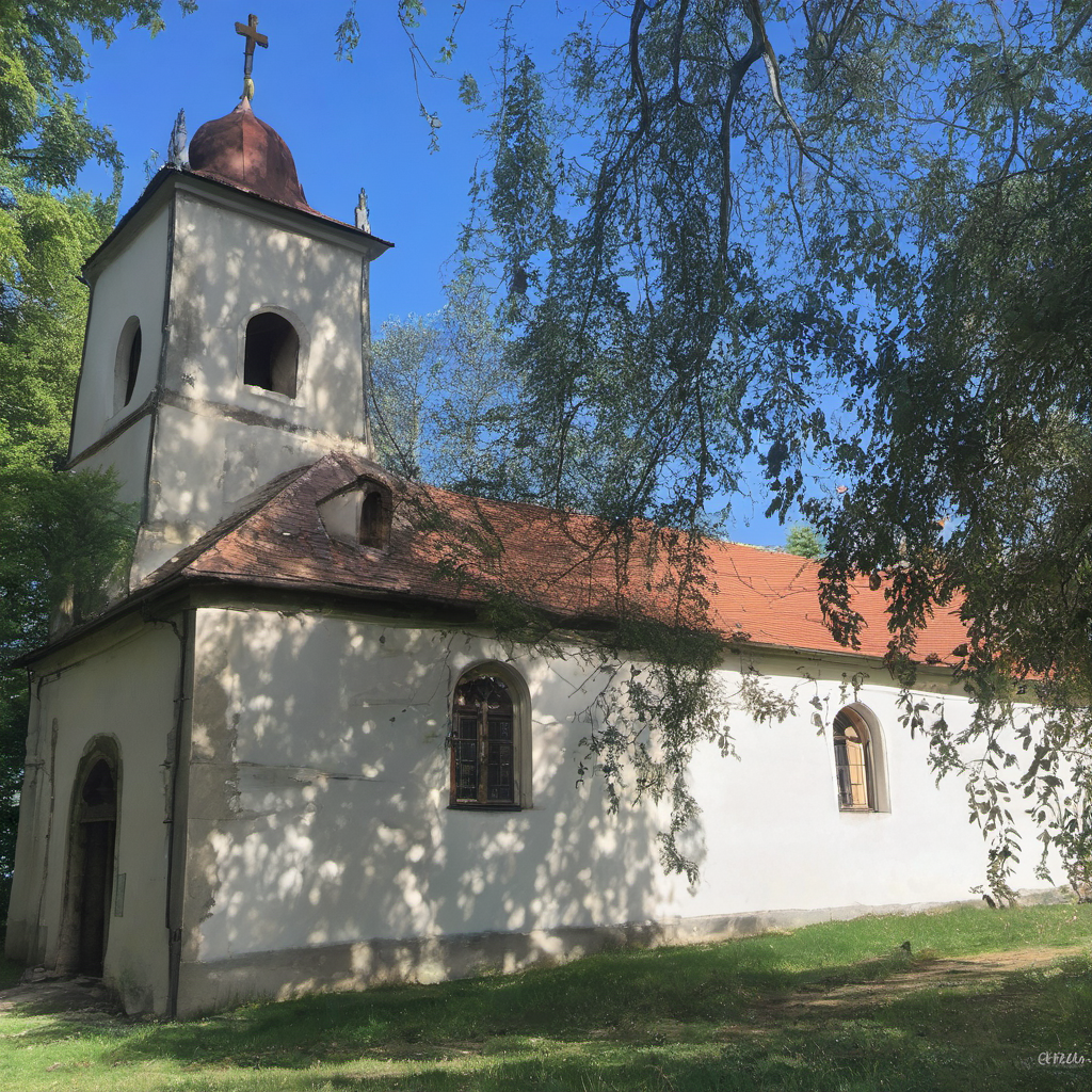 Historická podoba – kaple svatých Fabiána a Šebestiána v Žalanech