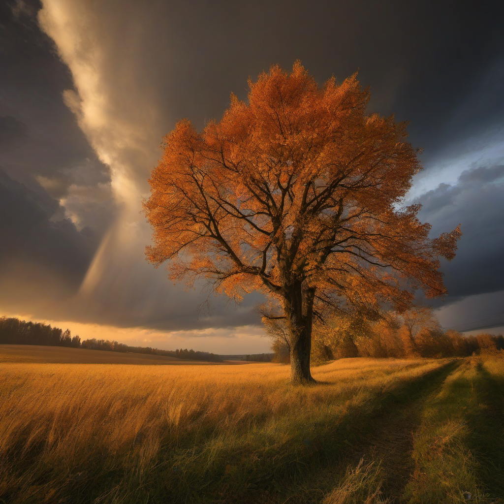 Kaple svatého Vojtěcha (Milavče) – autumn