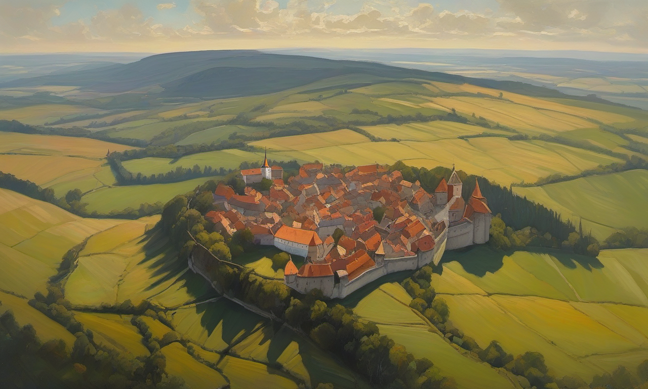 Klášter kapucínů na Hradčanech – aerial