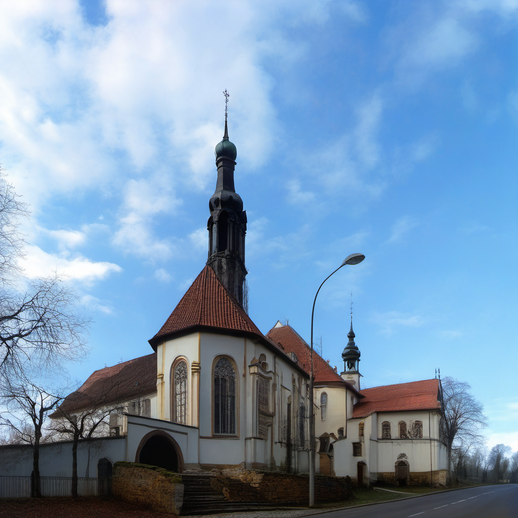 Historická podoba – Kostel Čtrnácti svatých pomocníků (Kadaň)