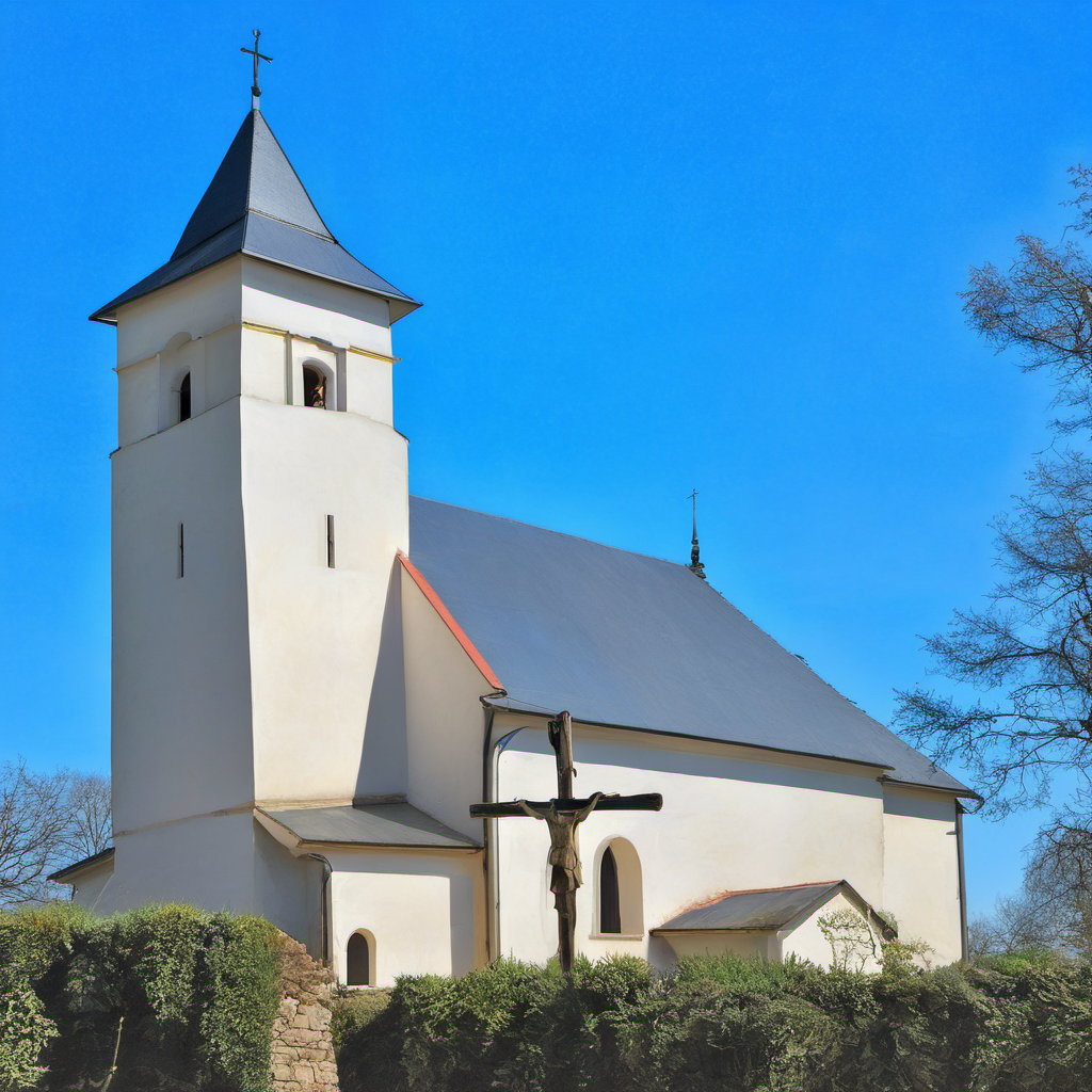Historická podoba – Kostel Archanděla Michaela (Hrozová)