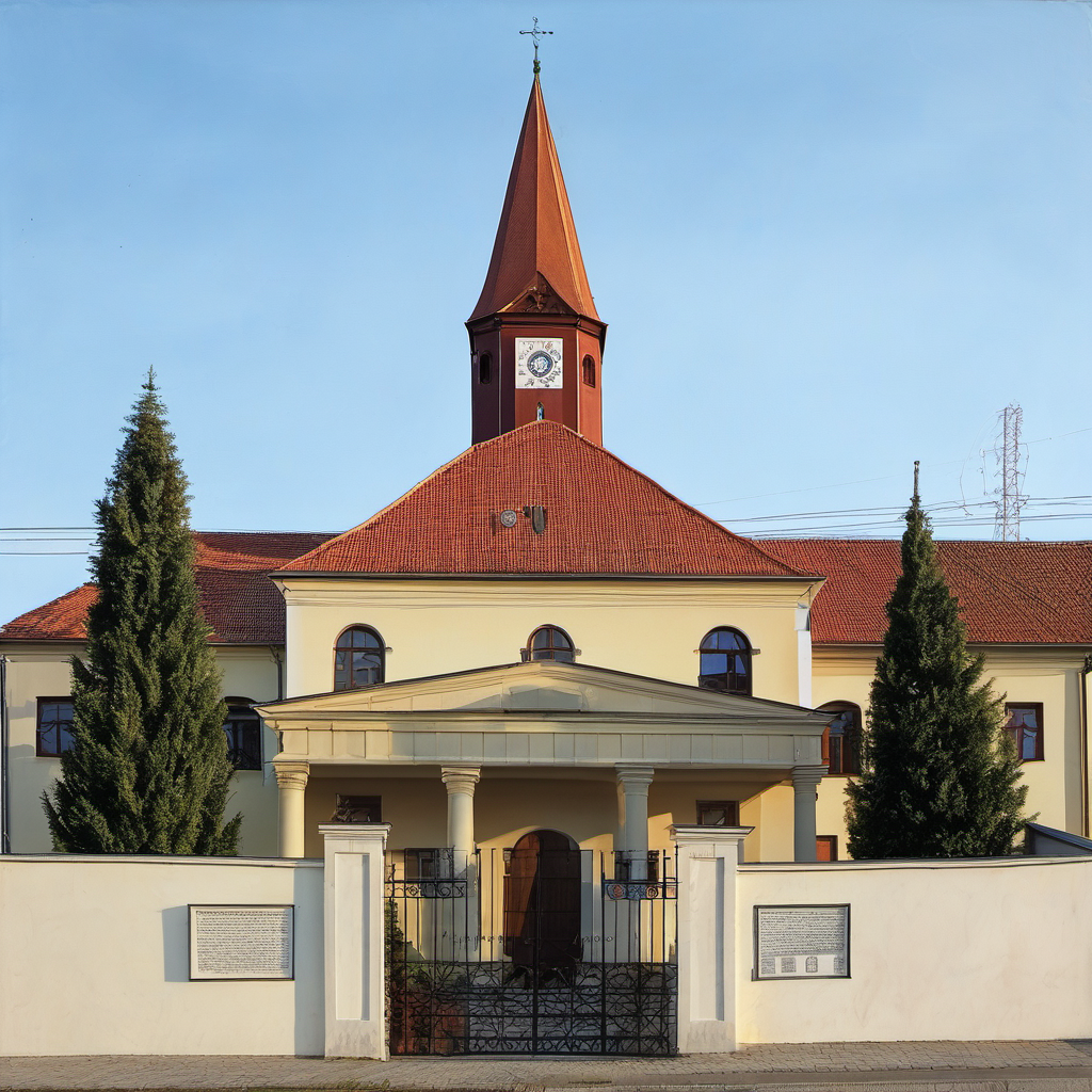 Historická podoba – kostel Božského srdce Páně (Rajhrad)