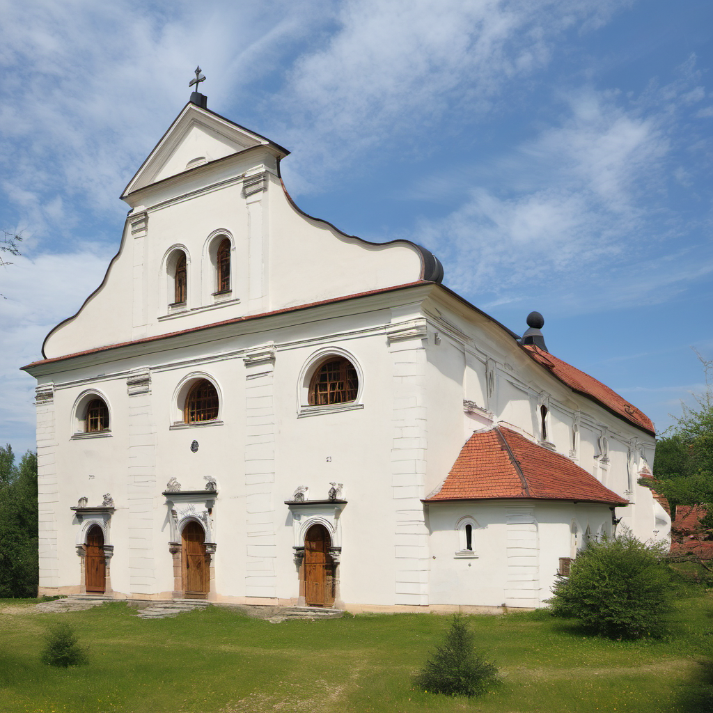 Historická podoba – kostel Nanebevzetí Panny Marie (Černvír)
