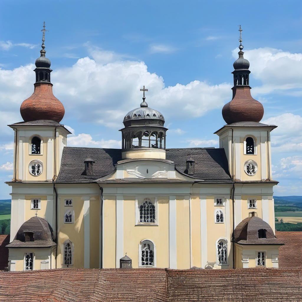 Historická podoba – kostel Nanebevzetí Panny Marie (Dobrá Voda)