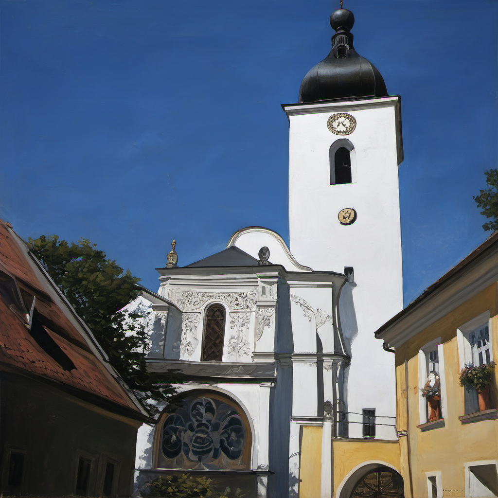 Historická podoba – Kostel Nanebevzetí Panny Marie (Moravský Beroun)
